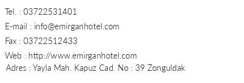 Emirgan Hotel telefon numaralar, faks, e-mail, posta adresi ve iletiim bilgileri